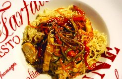 Nouilles asiatiques poulet/légumes